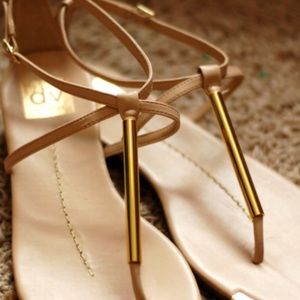 Dolce Vita Nude/Gold Sandals